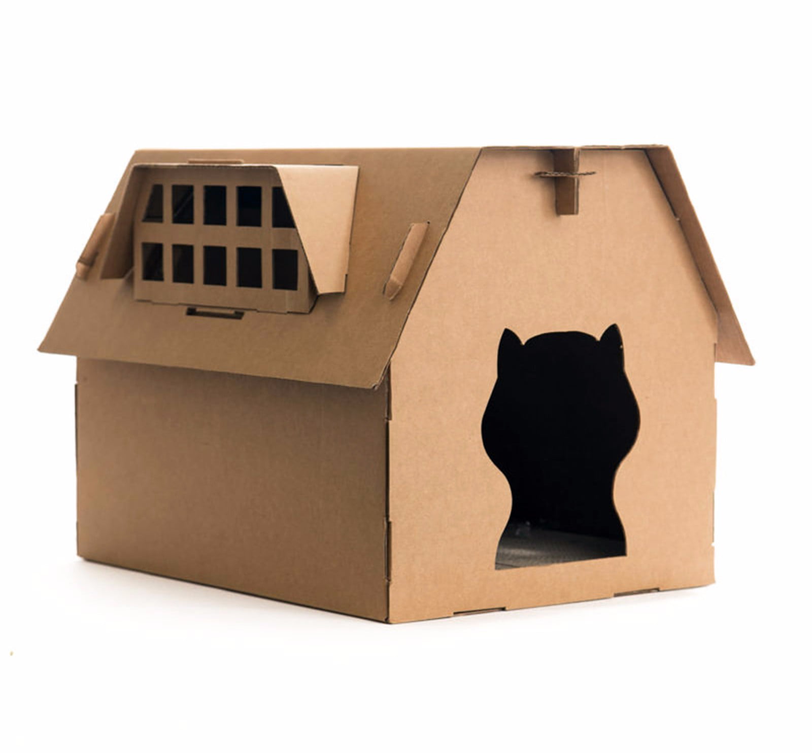 Домики для кошек из картонных коробок. Кошкин дом из коробки. Домик для кошки из картона. Картонный домик для кошки. Коробки для кошек домик.