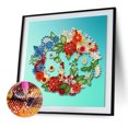 thumbnail image 1 of Cuadros Decorativos Diamond Painting 5D DIY Flower Kit de diamantes de imitación de taladro especial parcial (HB203) Tmvgtek embutido en tela, 1 of 7