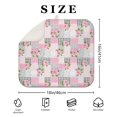 thumbnail image 4 of Pioneer Flower Floral Print Pattern Kitchen Dish Drying Mat 1 Pack, Ultra Absorbent Microfiber Drainer Mat, 16"x18", 4 of 6