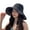 Black, variant on Women's Sun Hat - Lace Breathable Wide Brim Sunscreen Lady Beach Summer Hat with Bow-knot & Strap