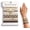 M, variant on Hair Ties No  - 10 count Hair Scrunchies for Women Girls, Hair Ties for Thick Hair & Thin Hair, Hair Scrunchies Bands Bracelets, Initial Hair Accessories for Women, Birthday  - Letter A
