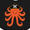 thumbnail image 3 of Inktastic Pirate Octopus Kids Funny Boys or Girls Baby Bib, 3 of 3