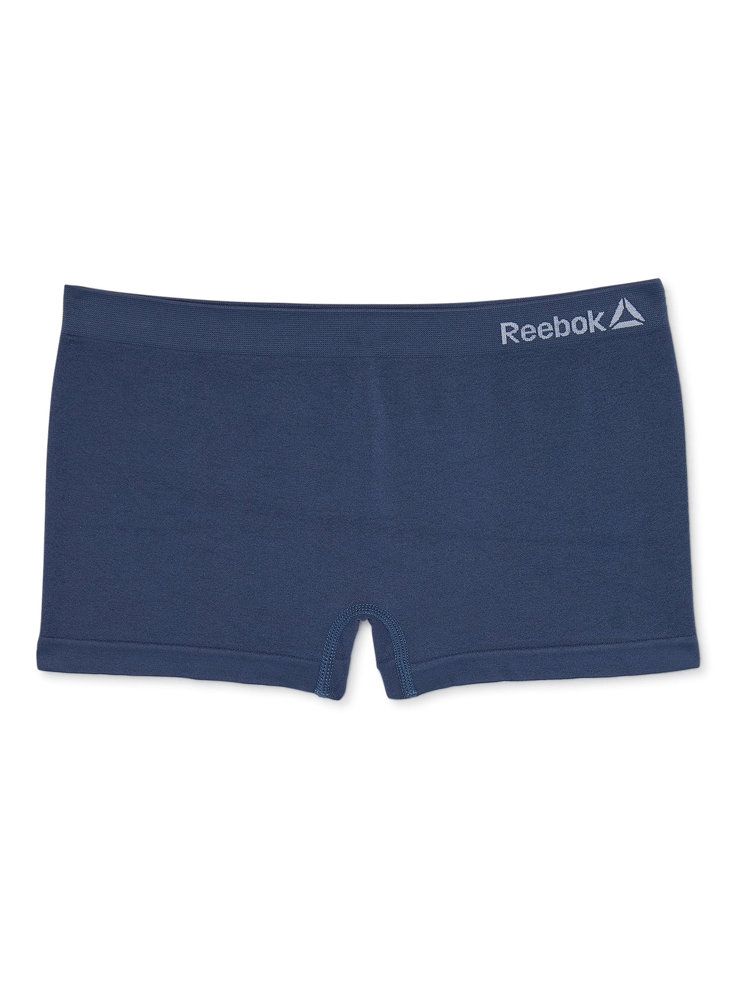 Reebok Girls' Underwear - Seamless Boyshort Panties (10 Pack), Size Medium,  Evening Blue/Sharkskin/White Stripes/Dusty Blue/Violet Blue