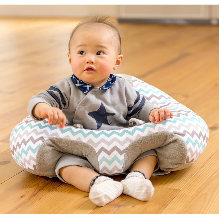 Hugaboo Infant Sitting Chair, Blue Chevron - Walmart.com