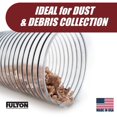 thumbnail image 4 of 6" x 10' (6 inch diameter by 10 feet long) Ultra- Clear Vue Heavy Duty PVC Dust, Debris and Fume Collection Hose - MADE IN USA!, 4 of 7