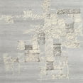 thumbnail image 1 of Ahgly Company Machine Washable Indoor Square Contemporary Dark Goldray Area Rugs, 3' Square, 1 of 7
