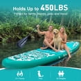 thumbnail image 6 of SOLAVERO 11'6" x 35" Inflatable Stand Up Paddle Board with Seat, Extra Long & Wide SUP Board, Non-Slip Stable Deck for Adults & Youth, 6 of 8