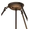 thumbnail image 2 of Meyda Tiffany 260411 Cypola 5 Light 27" Wide Semi-Flush Bowl Ceiling Fixture - Bronze, 2 of 7