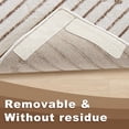 thumbnail image 2 of Cosbur Rug Carpet Non-Slip Grippers, Large Reusable Carpet Tape Pads, Double Sided Adhesive Strips (wt-12PC), 2 of 8