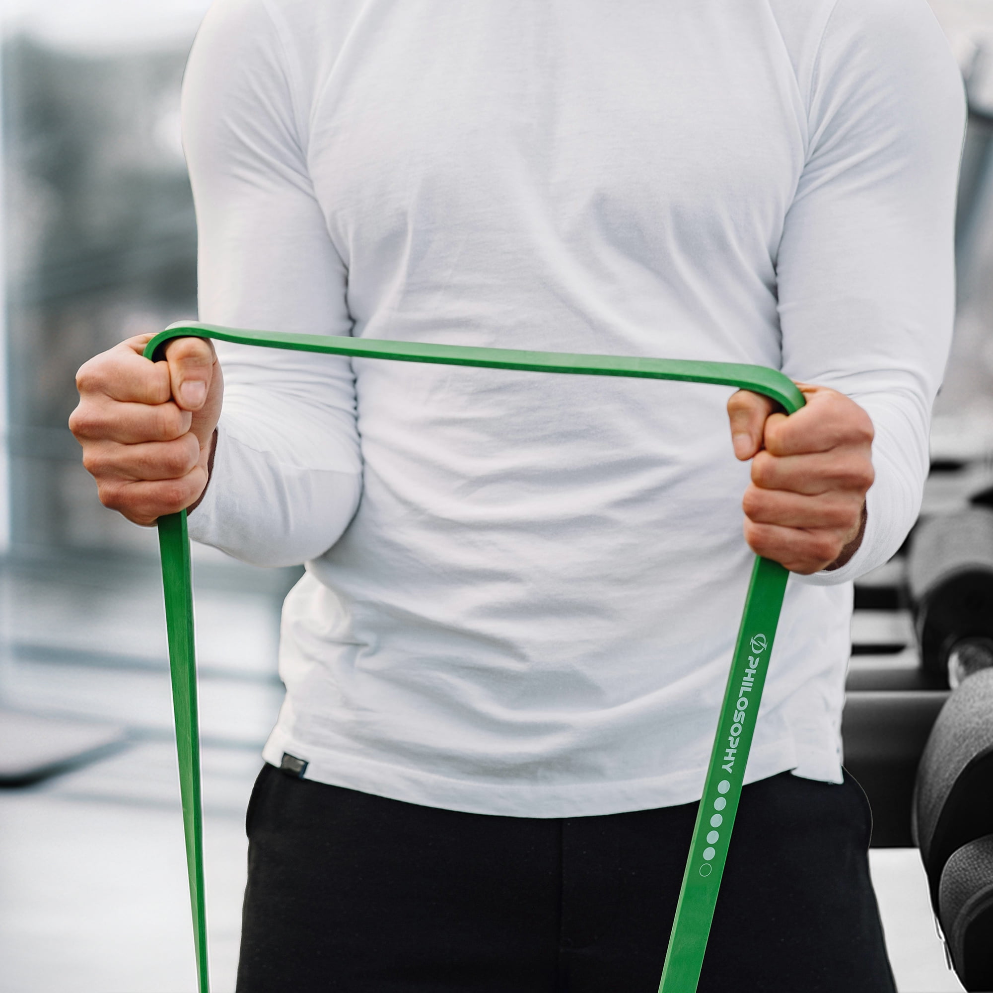 Philosophy Gym - Resistance Band - 2-1/2" (175-230 lbs), Blue
