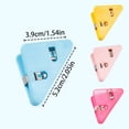 thumbnail image 3 of YOUMAI Office cabinet Triangular Corner Data Clip Book Page Corner Clip Multifunctional Color Document Clip For School Reading Closure Books From Rolling Up, 3 of 9