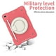 thumbnail image 4 of Funda para iPad Air de 10,2 pulgadas (2019/2020) con correa para el hombro, soporte de anilla grande, portalápices, protección contra caídas, duradera., 4 of 5