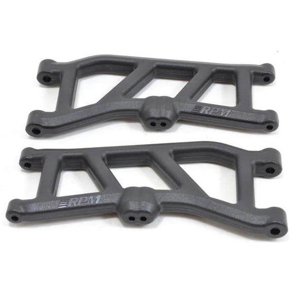 RPM RC Products RPM80822 Bras avant pour l'Arrma Kraton & Paria 4S&44; Noir