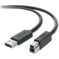 thumbnail image 3 of Belkin, BLKF3U159B10, SuperSpeed USB 3.0 Cable, 1 Each, Black, 3 of 5