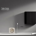 thumbnail image 4 of Horloge Simple en Ciment, Horloge de Bureau Carrée, Maison pour Bureau Marron, 4 of 8