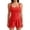 Red, variant on Gkeoshab Nightgowns for Women Women's Solid Lace Camisole Hollow Print Thin Linen Cotton Pajamas Summer Cool Breathable Casual Loungewear Set Black L