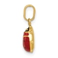 thumbnail image 2 of 14k Enameled Ladybug Charm, 2 of 3