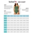 thumbnail image 6 of Baleaf Women's Athletic Training Adjustable Strap One Piece Swimsuit Swimwear Bathing Suit Army Green 42/XX-Large, 6 of 7