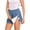 Blue,#023, variant on Women's Tear Away Shorts Side Split Open Faux Cotton Leg Breakaway Post Bottoms,M