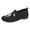 Black, variant on IEMIEMIEM Orthopedic Casual Shoes for Women Arch Support Flower Embroidered Non Slip Slip on Golf Shoes Wide Width Mesh Stretch Work Shoes Comfortable 2026 Orthopedic Shoes Green 5.5 Wide