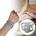 thumbnail image 4 of Widealiff Adjustable Wrist Brace for TFCC Tear Support & Weight Bearing Fitness - Stabilizing Strap for CrossFit, Gym, Weightlifting - Gray, 31.5 x 4.5cm (12.4" x 1.8"), 4 of 6