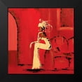 thumbnail image 2 of Johanna 12x12 Black Modern Framed Museum Art Print Titled - Au Salon II, 2 of 5