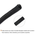 thumbnail image 4 of Unique Bargains Cord Sleeve Cable Organizer 24.6 Ft - 3/8 Inch Wire Cover Protector for Cable TV Video Under Desk Wire Management, 4 of 4
