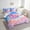 Pink, variant on Erosebridal Cartoon Axolotl Bedding Sets Twin Size,Universe Planet Comforter Sets With Sheets,Astronauts Room Decorative,Reversible,Breathable,7Pcs