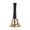 Gold, variant on Loud Steel Hand Bell for Christmas, 1 Pack Durable Steel Construction with Comfortable Handle, Loud Ringing Sound for Xmas Decor Events Service Training and Attention Calls,Silver