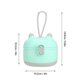 thumbnail image 4 of Cartoon Portable Double Layer Milk Powder Dispenser Food Container Storage Box for Kid BabyGreen Small, 4 of 4