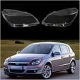 thumbnail image 2 of Car Front Headlight Lens Cover Compatible For OPEL ASTRA H 2004 2005 2006 2007-2010 Clear Headlamp Cover Glass ShellTransparent Lampshade(1 Pair), 2 of 6