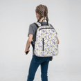thumbnail image 5 of Naloa Daisies Flowers Print Lightweight DayBackpack Suitable for school, work, shopping, travel, etc., 5 of 5