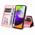 thumbnail image 3 of Funda tipo cartera GANGXUN para Samsung Galaxy A52 , diseño girasol, cuero PU, soporte, cierre magnético, tarjetero, 3 of 5
