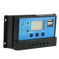 thumbnail image 2 of Controlador de carga solar automático PWM de 30 A, 12 V y 24 V (30 A), 2 of 11