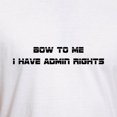 thumbnail image 3 of CafePress - Admin Rights T Shirt - Fitted T-Shirt, Vintage Fit Soft Cotton Tee, 3 of 4