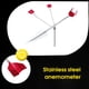 thumbnail image 5 of Riwesomey Indicador de dirección del viento de acero inoxidable, portátil, extraíble, ajustable, sensible, Reflector luminoso, paleta, Kayak, yate, Bombillas para automóviles, 5 of 6
