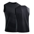 thumbnail image 2 of Afdoent Men's Tank Top Male Sports Yoga Vest Solid Color Sleeveless Vest Fitness Wear Comfortable, 2 of 5