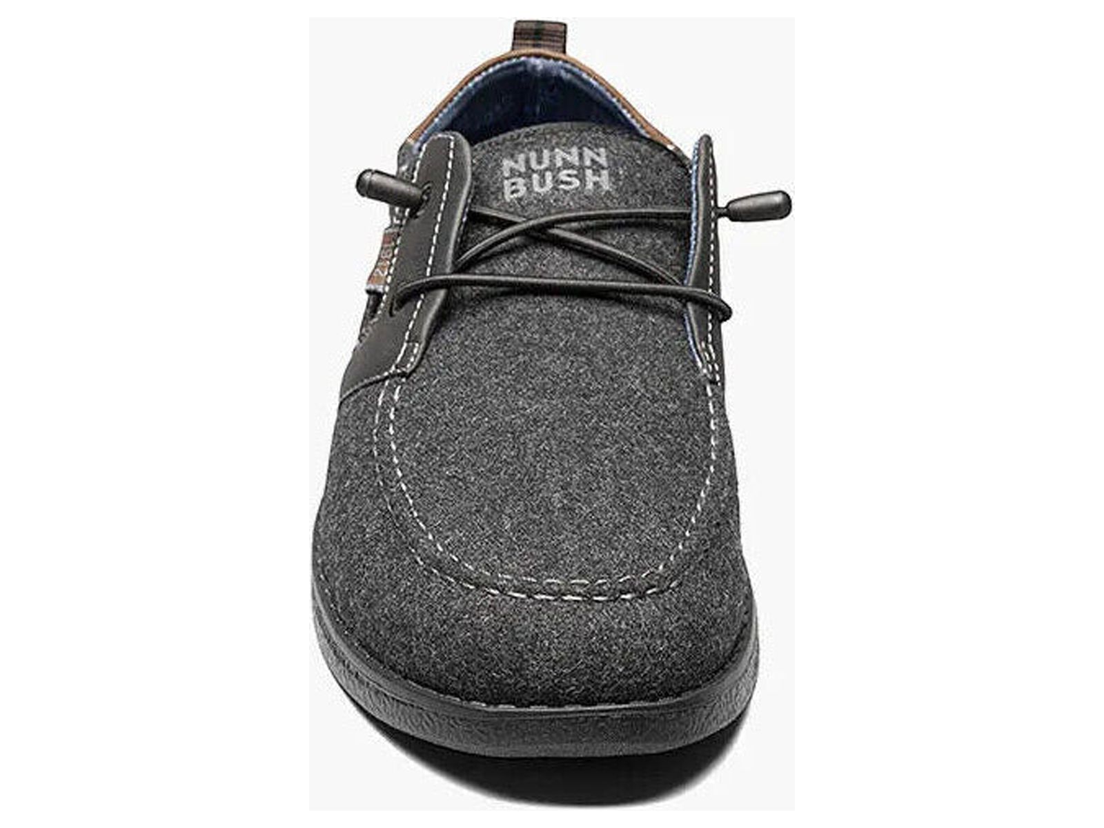 Nunn Bush Brewski Moc Toe Wallabee Shoe Casual Charcoal 84902-013 - image 3 of 8