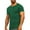 Green, variant on Admvng Mens Workout Shirts Casual Fashion Solid Round Neck Pullover T-Shirt Short Sleeve Tops S-3XL