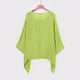 thumbnail image 3 of Camiseta informal elegante de color liso con bolsillo, cómoda y holgada para mujer - Poliéster, ropa de verano - Tallas S-XXXL, estampado, 3 of 8