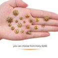 thumbnail image 3 of 160-210pcs Bali Style Jewelry Making Metal Bead Caps Deluxe New Mix, 100 Gram,Tibetan Silver, 3 of 7