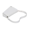thumbnail image 6 of Triangular Geometric Under Arm Hobo Bag - PU Vegan leather - Off White, 6 of 7
