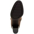 thumbnail image 4 of STYLE & COMPANY Womens Brown Cushioned Buckle Accent Goring Laleen Almond Toe Block Heel Zip-Up Booties 10 M, 4 of 4