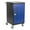 Black/Blue, variant on Shapes Series 30-Device Charging Cart w/ Electronic Lock & Pull-Out Shelves – Assembled-Black Cart/Blue Doors