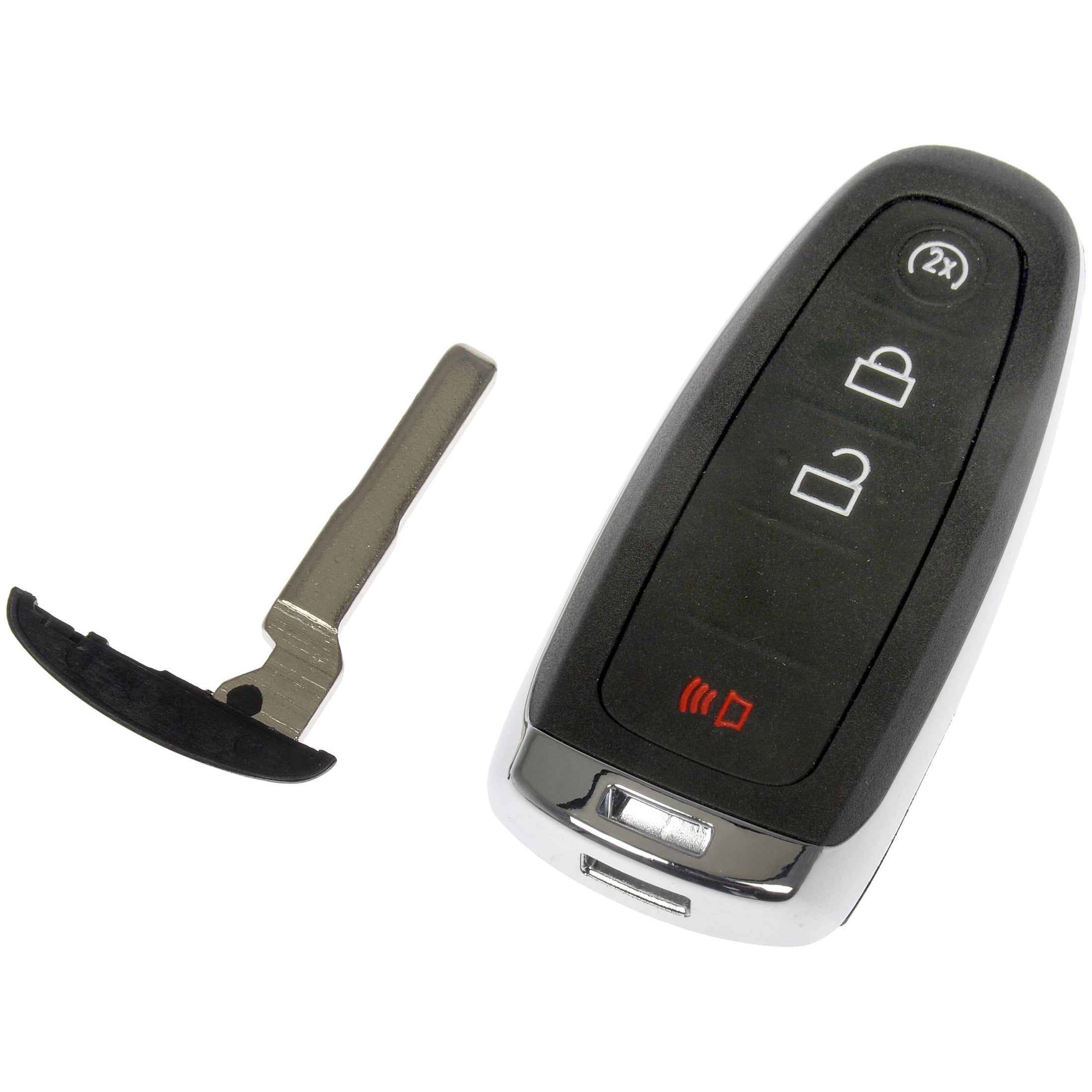 Dorman 95620 Keyless Entry Transmitter Cover for Specific Ford Models, Black; White; Red; Chrome
