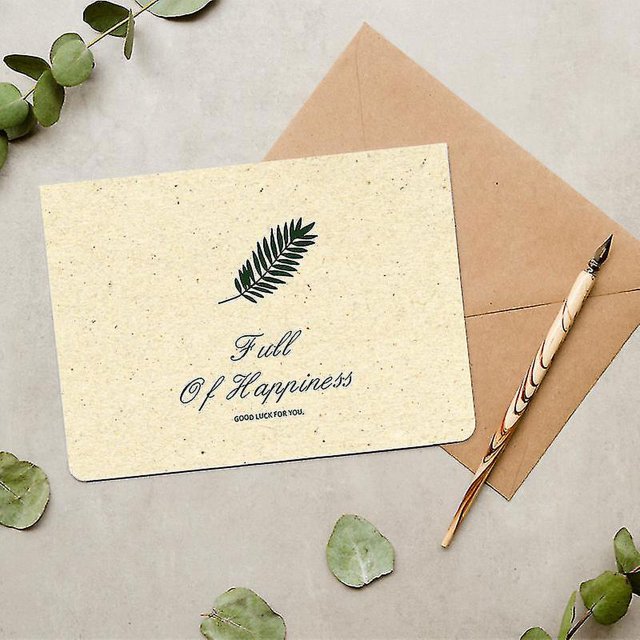 Vintage Valentine's Day Card Gratitude Birthday Holiday Teacher's Day Business Message Card Envelope Set