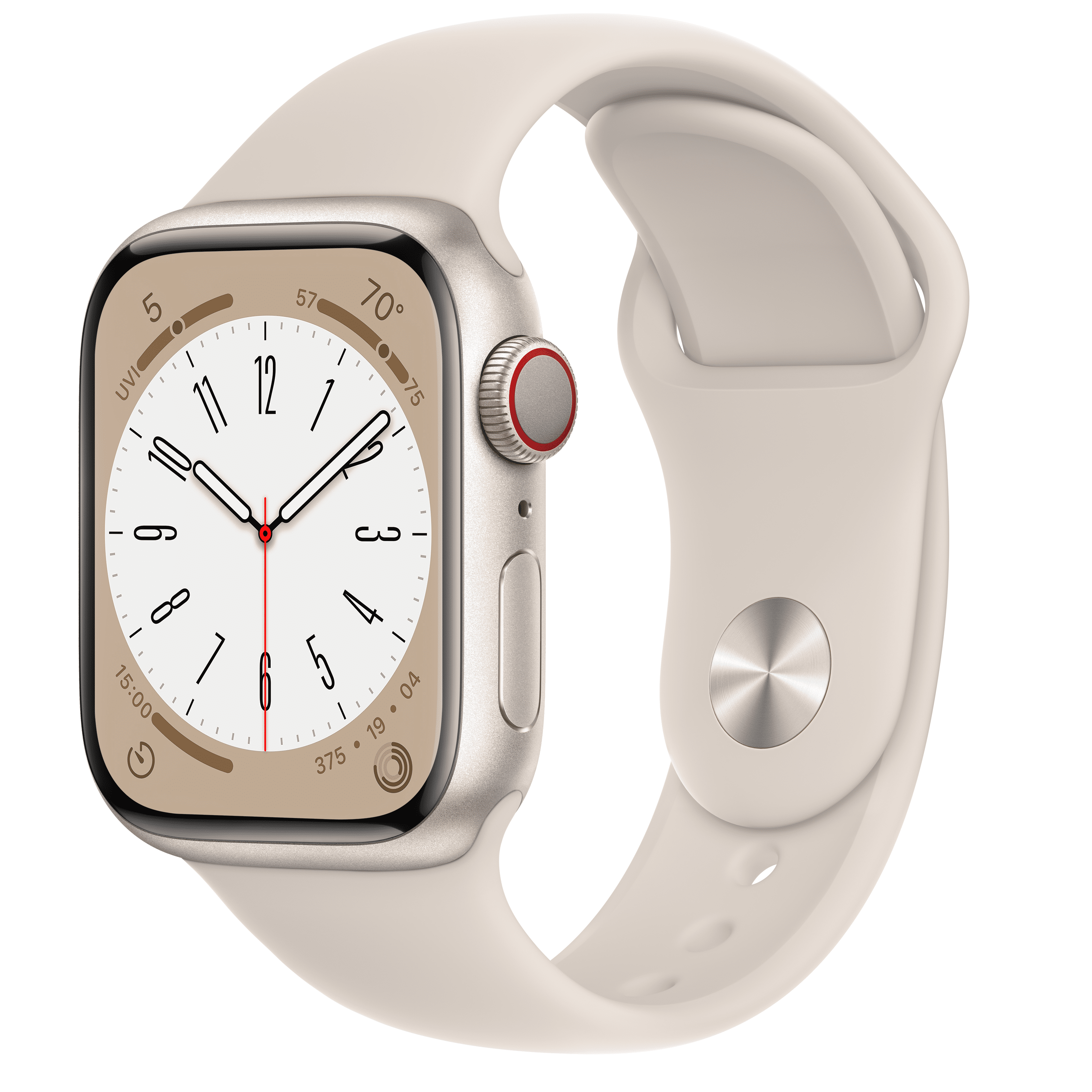 Apple Watch Series 8 GPS + Cellular 41mm Starlight Aluminum 