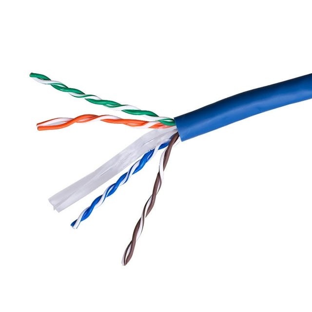 Cat6 Câble UTP Solide en Vrac 23AWG, Homologué cm, 250 Pi - PrimeCables®