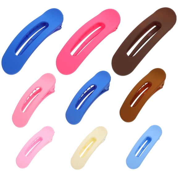 ELAYARD 9pcs Decorative Hair Clips for Women Assorted Color Versatile Styling Headdress