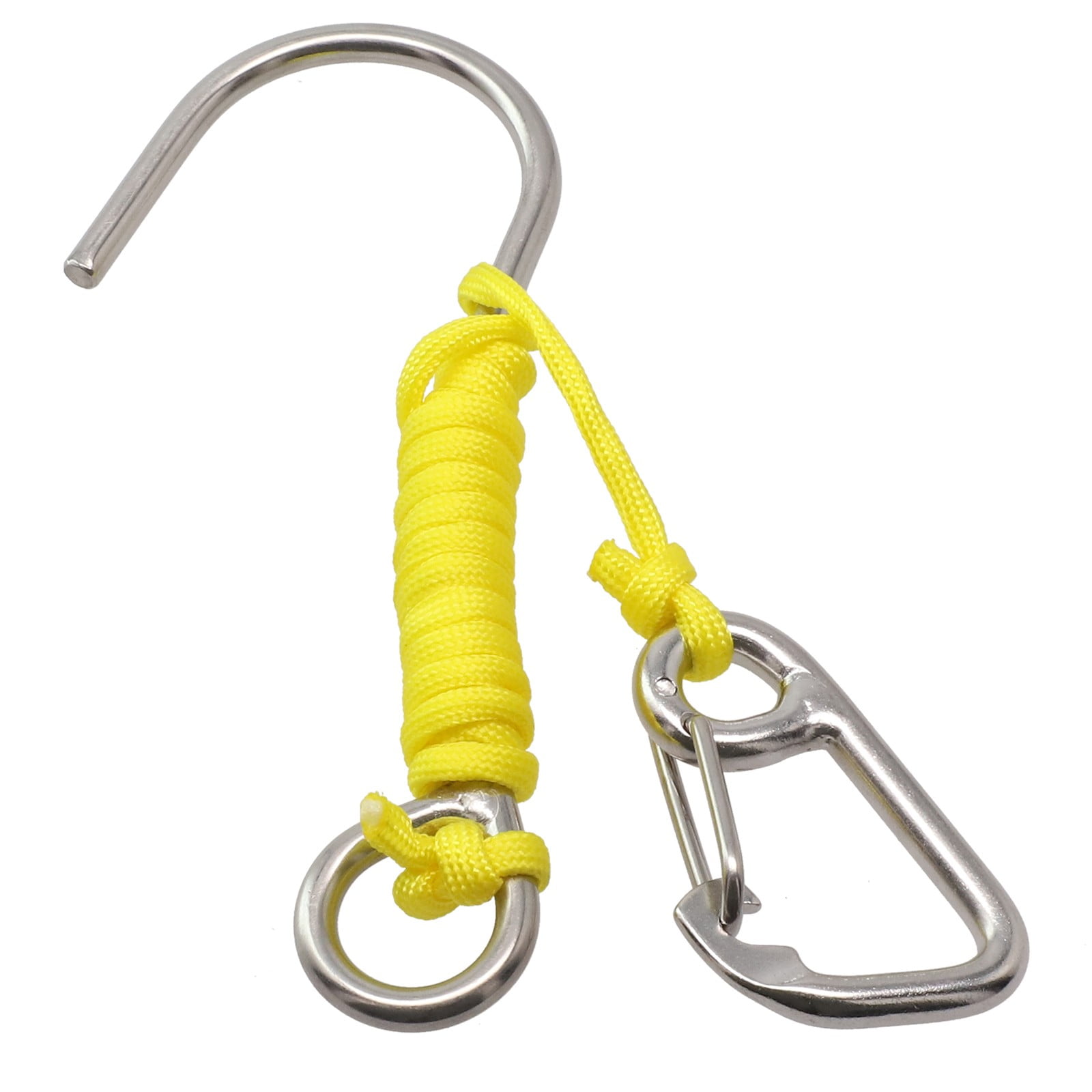 Single Head Stainless Steel Reef Flow Hook Single Claw Hook Safety Rope ...